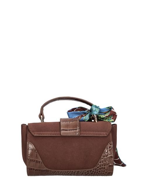 Borsa mini Tempest in camoscio e pelle LA CARRIE | 141P-LV-185-SUCMARRONE